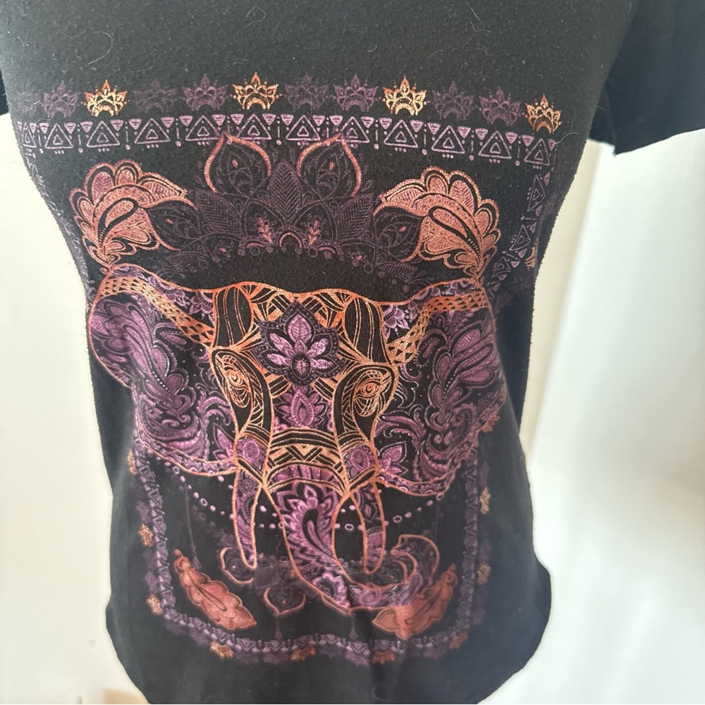 Fifth Sun Black Short Sleeve Graphic T-shirt - Picture 5 of 12